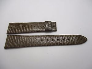 【送料無料】腕時計　ブレスレットマロンbracelet pour montre en lzard marron grge t 20｜hokushin