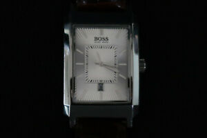 【送料無料】腕時計　hugo boss oblong watch hb471142076 crocodile print strap a classic in excond｜hokushin