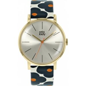 【送料無料】腕時計　レディースパトリシアレザーストラップウォッチorla kiely ladies patricia leather strap watch ok2200