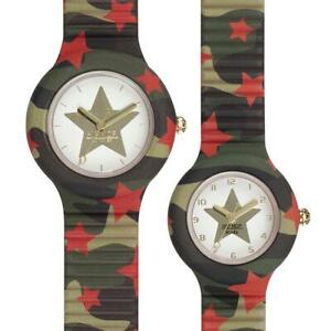 【送料無料】腕時計　ヒップホップカムフラージュcofanetto orologio hip hop little me hk0046 camouflage militare 32mm 28mm｜hokushin