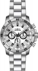 【送料無料】腕時計　メンズアナログスイスクオーツシルバーストーンウォッチinvicta mens 21501 specialty analog display swiss quartz silvertone watch