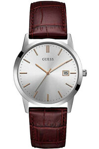 【送料無料】腕時計　ブランドカムデンguess uhr uhren herrenuhr w0998g2 camden leder datum markenuhr neu