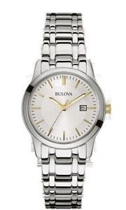 【送料無料】腕時計　シルバースチールブレスレット￥bulova 98m121 ladies dress silver steel bracelet watch rrp 149