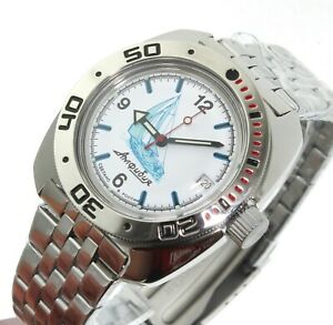 【送料無料】腕時計　ヴォストークダイバーウォッチサブvostok amphibia diver watch 200m sub 710615