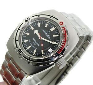 【送料無料】腕時計　ヴォストークダイバーウォッチvostok amphibia automatic diver watch 090662