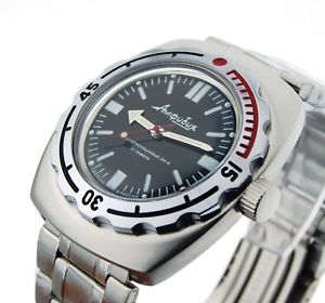 【送料無料】腕時計　ヴォストークダイバーウォッチvostok amphibia automatic diver watch design 1967 090916