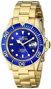 【送料無料】腕時計　メンズプロダイバークォーツステンレススチール9312 invicta mens pro diver quartz 200m gold plated stainless steel watch