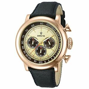 【送料無料】腕時計　ビンテージレザークロノグラフウォッチinvicta vintage 13060 leather chronograph watch