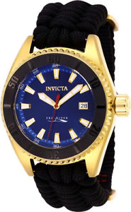 【送料無料】腕時計　メンズプロダイバーゴールドトーンステンレススチールナイロンウォッチnvicta mens pro diver automatic gold tone stainless steel nylon watch 26025 22,185円