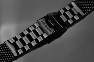 【送料無料】腕時計　アラゴンメッシュメッシュブレスレットaragon 24meshak mesh bracelet polished 24mm