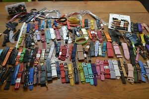 【送料無料】腕時計　グロロットブレスレットドgros lot de 174 bracelets de montres cuir tissu plastique