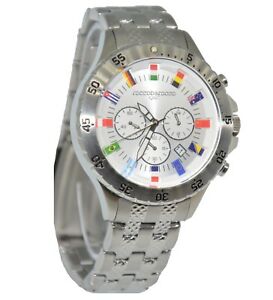 【送料無料】腕時計　ロッコバロッコフラグクロノrocco barocco flag rbs0007 orologio uomo acciaio chrono listino 179 sottocosto