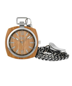 【送料無料】腕時計　ウッドウォッチorologio da tasca green time zw048f watch wood uomo legno nuovo taschino sandalo 21,586円