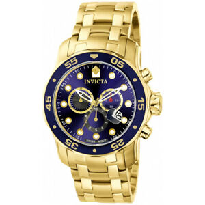 【送料無料】腕時計　プロダイバーステンレススチールクロノグラフウォッチinvicta pro diver 0073 stainless steel chronograph watch