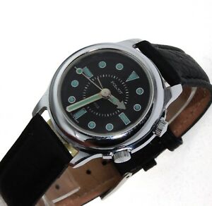 【送料無料】腕時計　アラームネリorologiosveglia russo poljot alarm cinturino e quadrante neri｜hokushin 29,850円
