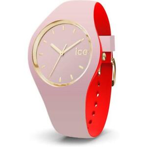 【送料無料】腕時計　シリコンピンクゴールドロッソorologio ice watch loulou ic007234 silicone rosa rosso dorato gold small 100mt｜hokushin