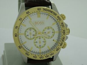 【送料無料】腕時計　ヒューゴボスクロノグラフウォッチhugo boss ikon chronograph watch 1513174 23,026円