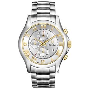 【送料無料】腕時計　メンズクロノグラフステンレススティールブレスレットウォッチbulova mens 98b175 chronograph stainless steel bracelet watch