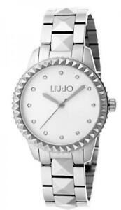 【送料無料】腕時計　ラグジュアリーリュジョドナスパイクシルバーorologio donna liu jo luxury spike tlj1122 bracciale acciaio silver