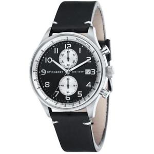 【送料無料】腕時計　クロノモデルグラフィカルorologio uomo chrono,spinnaker,doppio cinturino pelle e modello nato,cronografo｜hokushin