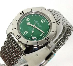 【送料無料】腕時計　ヴォストークダイバーウォッチサブvostok amphibia diver watch 200m sub orologio russo 150348