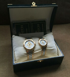 【送料無料】腕時計 イギリスシリングボックスコインウォッチhis amp; hers british coinwatch 1950 sixpence amp; two shillings coin watches in box