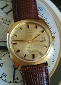 【送料無料】腕時計 #beautiful 1960s timex automatic water resistant men039;s wrist watch