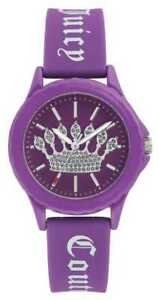 【送料無料】腕時計　ジューシークチュールレディースパープルシリコンストラップウォッチjuicy couture womens purple silicone strap jc1001prpr watch 5 24,466円