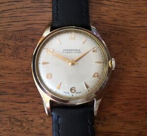 【送料無料】腕時計　ジュエルウォッチケースingersoll 17 jewel watch 1970s stunning case