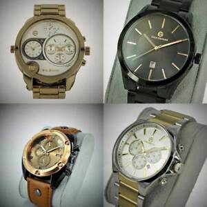 【送料無料】腕時計　エンツォアナログステンレススチール enzo giomani mutil function luxury wrist watches analog stainless steel gift