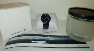 【送料無料】腕時計 メンズベーリングセラミックウォッチボックスmens bering ceramic watch 31739747   in box