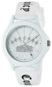 【送料無料】腕時計 ジューシークチュールレディースホワイトシリコンストラップホワイトjuicy couture womens white silicone strap white jc1001wtwt watch  5