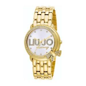【貨物輸送無料】ウオッチ ラグジュアリーリュジョドーナソフィーシルバーゴールドスワロフスキーorologio donna liu jo luxury sophie tlj945 acciaio gold dorato silver swarovski