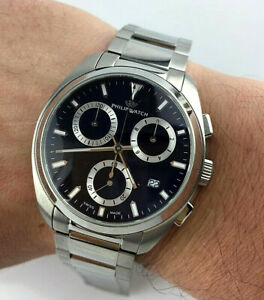【貨物輸送無料】ウオッチ フィリップスイスクロノウォッチphilip watch imakos chrono orologio quarzo swiss made uomo 39粍 acciaio deplo