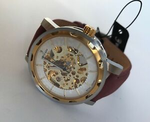 【貨物輸送無料】ウオッチ スケルトンレザーウォッチweird ape kolt automatic skeleton watch leather wg