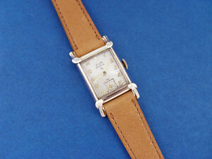 【送料無料】腕時計　メンズエルギンデラックスゴシックデザインラグ*serviced* mens elgin 1950 deluxe awesome majestic gothic design lugs