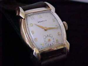 【貨物輸送無料】ウオッチ オリジナルビンテージ＃ラグビンテージクリーンall original vintage man039;s benrus with claw lugs clean vintage wristwatch