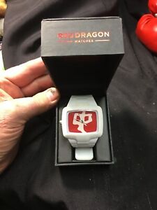 【貨物輸送無料】ウオッチ ボックスメンズレッドドラゴンウォッチmens red dragon watch インチ original box