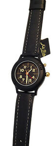 【送料無料】腕時計　ジュールビンテージビンテージアラームorologio uomo jules delas nero sveglia pelle watch man alarm vintage vintage