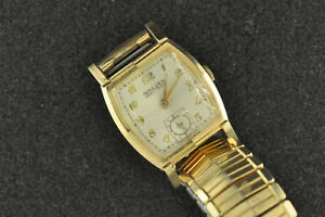 【貨物輸送無料】ウオッチ ビンテージメンズキャリバーvintage mens gruen verithin wristwatch caliber 416 running