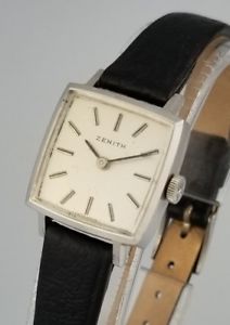 【貨物輸送無料】ウオッチ ヴィンテージゼニスレディースマニュアルステンレススチールvintage zenith ladies manual wind wrist watch  stainless steel  runs good