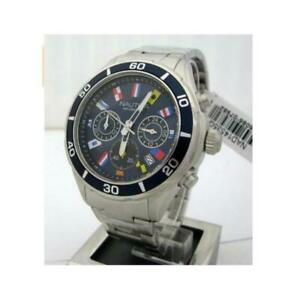 【貨物輸送無料】ウオッチ アルグラフィカルorologio nautica uomo nad14535g al quarzo analogico cronografo acciaio acciaio