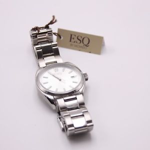【貨物輸送無料】ウオッチ スイスステンレススチールクオーツmovado esq stainless steel wristwatch 331145573 swiss quartz date