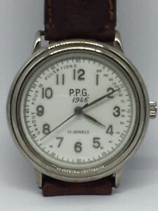 【貨物輸送無料】ウオッチ グラフィカル47  orologio cronografo ppg 1946 automatico uomo インチ acciaio 17 jewels