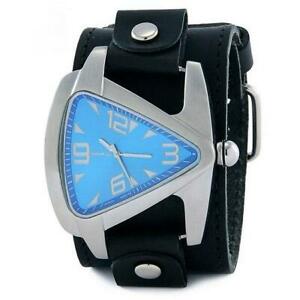 【送料無料】腕時計 ライバル#シグネチャステンレススチールウォッチnemesis men039;s signature stainless steel blue triangle watch|hokushin