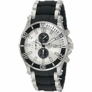 【貨物輸送無料】ウオッチ ステンレススチールポリウレタンクロノグラフウォッチinvicta  sea spider 1475  stainless steel, polyurethane chronograph  watch