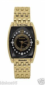 【貨物輸送無料】ウオッチ トロンレディーススワロフスキークリスタルゴールドトーンウォッチ armitron now ladies swarovski crystal goldtone watch