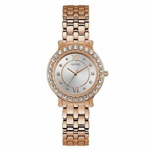 【貨物輸送無料】ウオッチ guess w1062l3 womens blush wristwatch