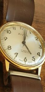 【送料無料】腕時計　ビンテージvintage avia gold plated watch in good working order｜hokushin