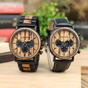 【送料無料】腕時計　ボボステンレススチールビンテージクリスマスbobo bird stainless steel watches vintage wooden watch xmas gifts for him father